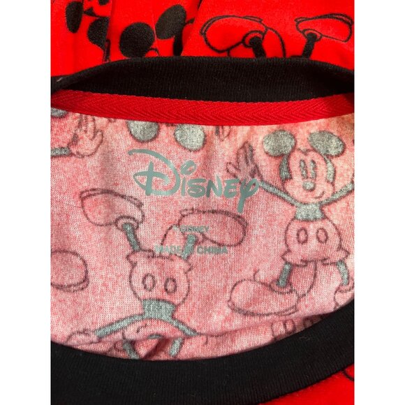 Mickey Mouse Womens Red & Black "The One And Only" Soft Pajama Set Size Small - Picture 12 of 16